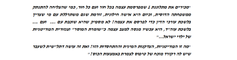 טרוריסט מקלדת | מתי הלשון חדה מהחוק?